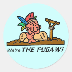 Wir sind DIE FUGAWI Runder Aufkleber