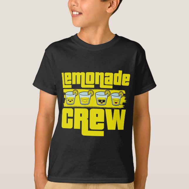 Wir sind die Lemonade-Crew Citrus Frucht Lemon T-Shirt (Vorderseite)