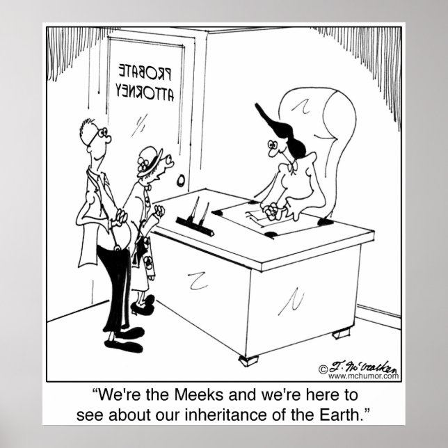 Wir sind die Meeks, die die Erde erben werden Poster (Vorne)