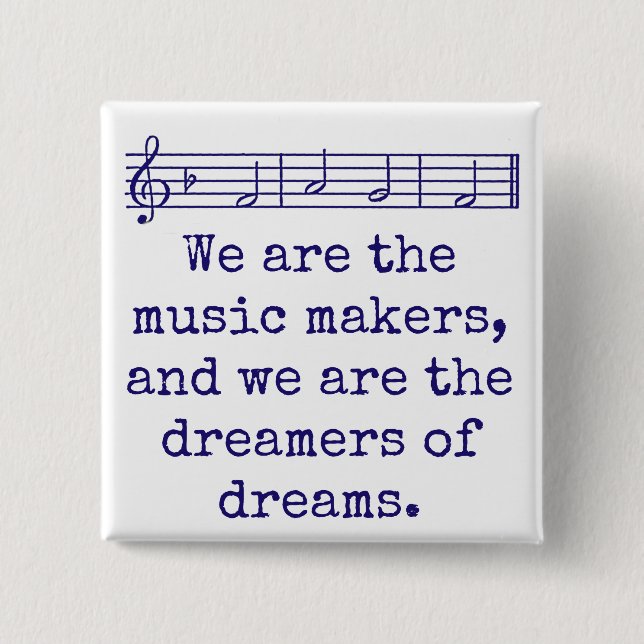 Wir sind die Musikmacher - Musikangebot Button (Vorderseite)