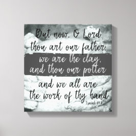 Wir sind die Tante; du bist die Potter-Schrift Leinwanddruck