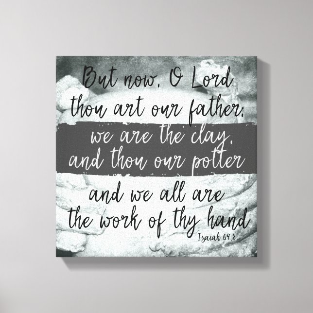 Wir sind die Tante; du bist die Potter-Schrift Leinwanddruck (Vorderseite)
