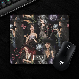 Wir sind die Töchter von Hexen, die man nicht bren Mousepad