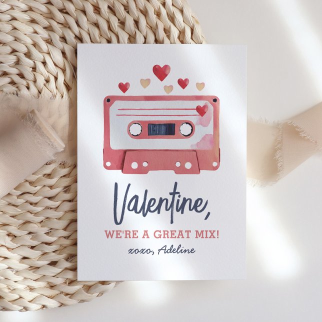 Wir sind ein großartiger Mix-Kassettenband-Valenti Mitteilungskarte (Von Creator hochgeladen)