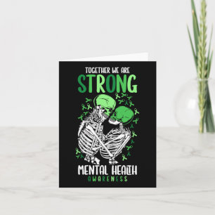 Wir sind ein starker Mental Health Awareness Warri Karte