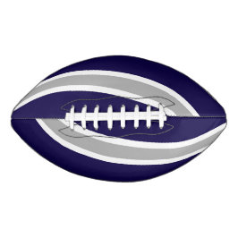 Wir sind ein Team - blau, weiß, grau Football