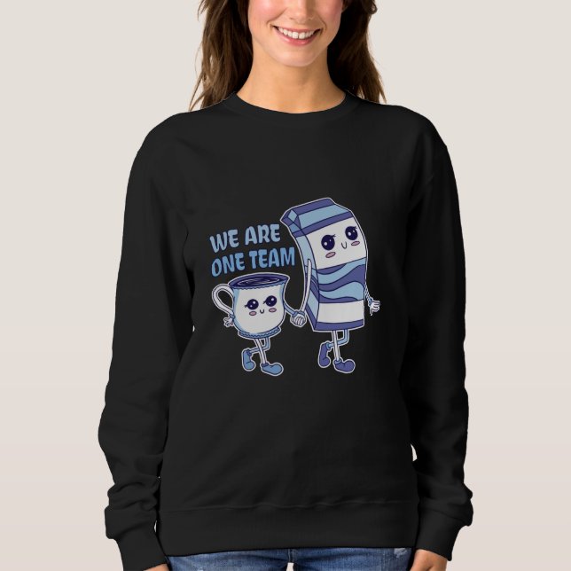 Wir sind ein Team Sweatshirt (Vorderseite)