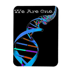 "Wir sind ein" verwaister schwarzer Magnet