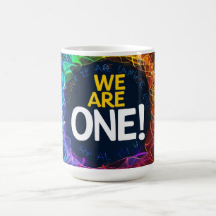 Wir sind eine digitale Kunst Kaffeetasse