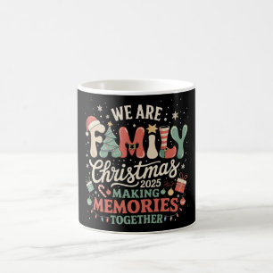 Wir sind eine Familie Weihnachten und schaffen Eri Kaffeetasse