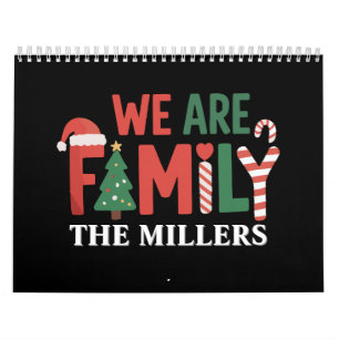 Wir sind eine personalisierte Weihnachtsfamilie fü Kalender