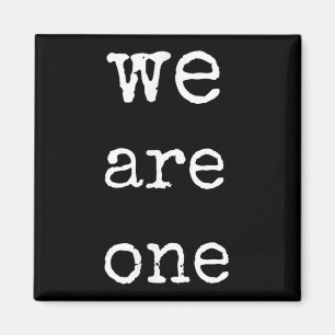 Wir Sind Eins Männer Grafik Insre T-Shirt Positive Magnet