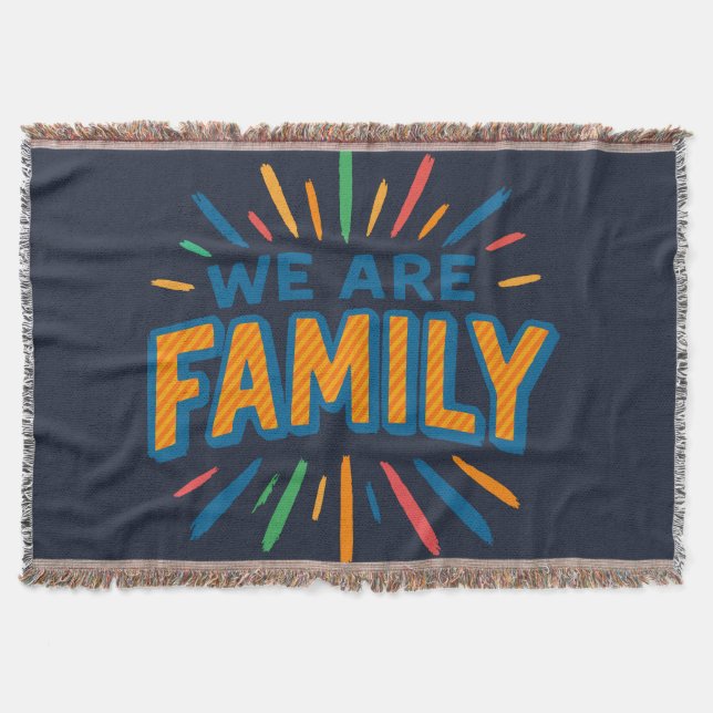 Wir sind Familie 1 Decke (Vorderseite)