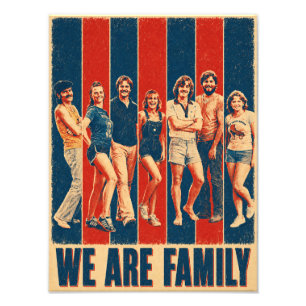 Wir sind Familie Fotodruck