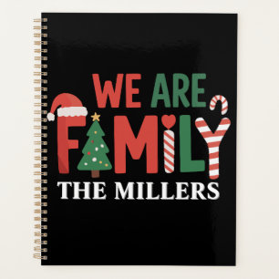 Wir sind Familie Personalisiertes Weihnachten Fami Planer