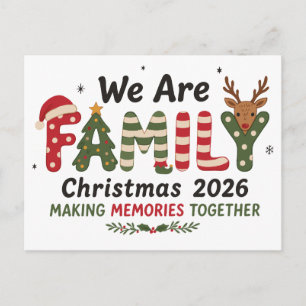 Wir sind Familie Weihnachten 2026 Erinnerungen sch