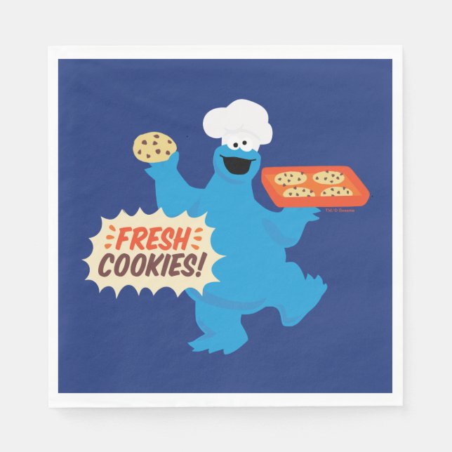Wir sind Feinschmecker | Frische Cookies! Serviette (Vorderseite)