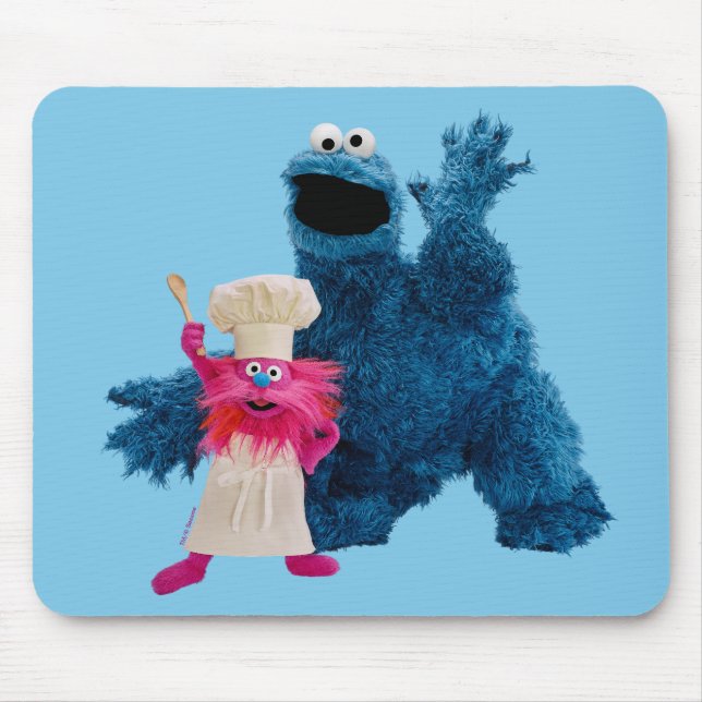 Wir sind Feinschmecker | Klassische Pose Mousepad (Vorne)