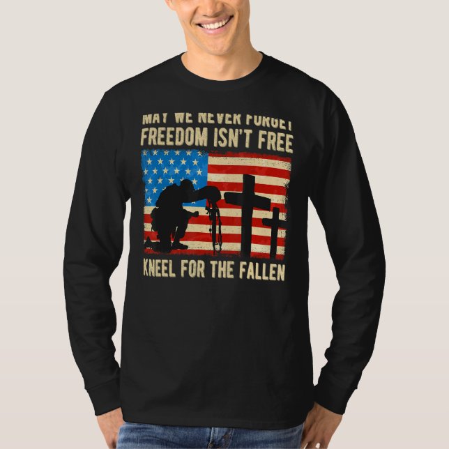 Wir sind Flaggenknotenpunkt für die gefallene Ehre T-Shirt (Vorderseite)