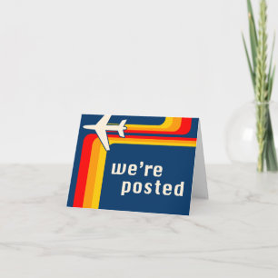 wir sind gepostet Ankündigung : Retro-Flugzeug