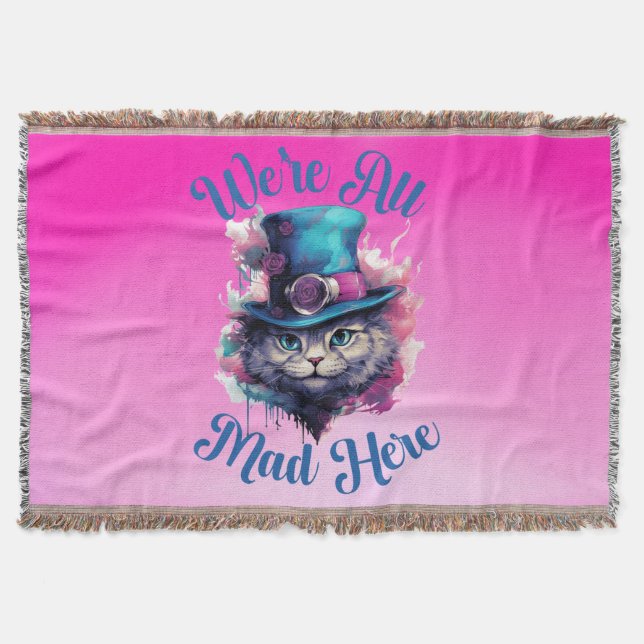 Wir sind hier alle tot - Alice im Wunderland Inspi Decke (Vorderseite)