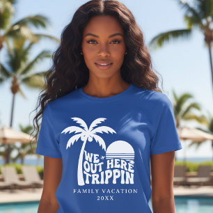 Wir sind hier am Ausflippen Lustiger Trip Familien T-Shirt