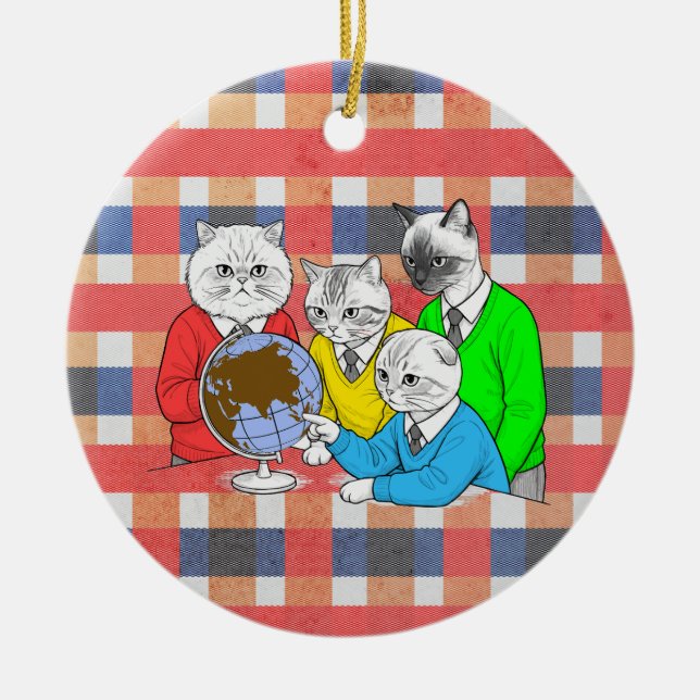 wir sind hier keramik ornament (Vorne)