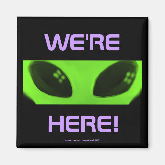 WIR SIND HIER! v2-Magnet Magnet