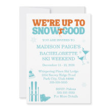 Wir sind im Begriff, gute Bachelorette zu schneit