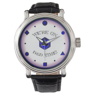 Wir sind in der D&D-Zeit - BLAU Armbanduhr