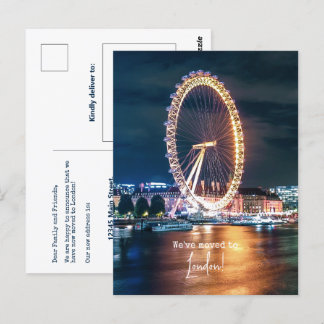 Wir sind in die Londoner Ankündigung über die Bewe Postkarte