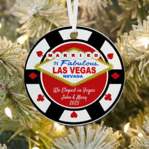 Wir sind in Vegas abgehauen Ornament Aus Metall
