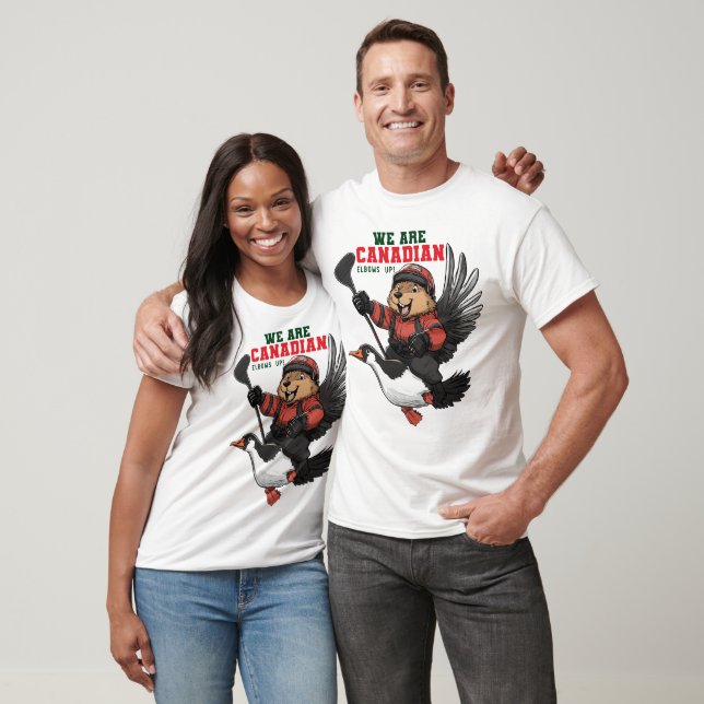 Wir sind kanadischer Hockey-Biber T-Shirt (Unisex)