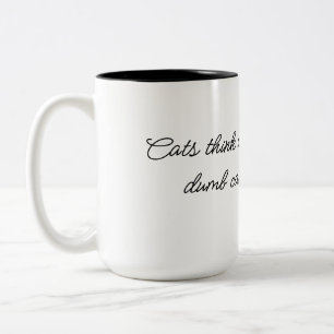 Wir sind Katze Zweifarbige Tasse