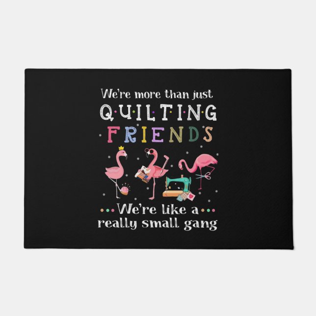 Wir sind mehr als nur Freunde zu quiltieren Fußmatte (Vorderseite)