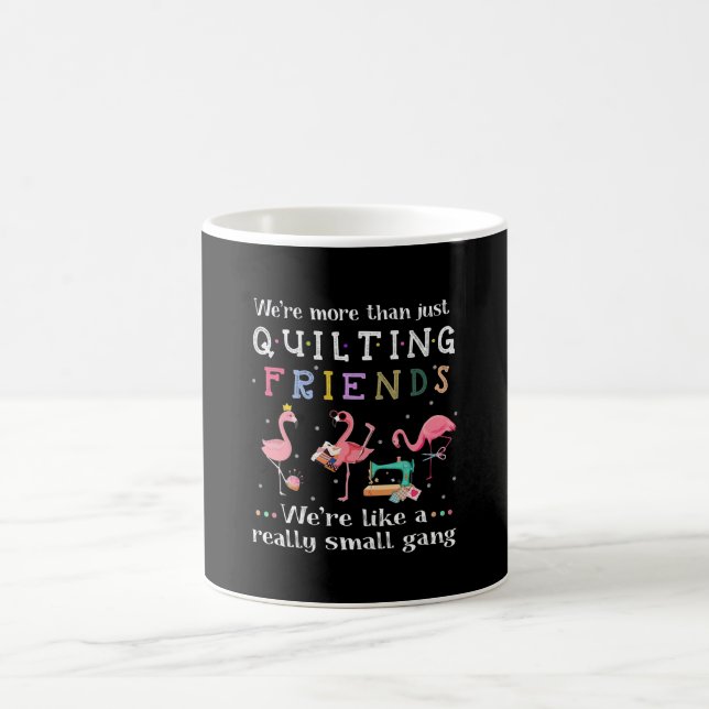 Wir sind mehr als nur Freunde zu quiltieren Kaffeetasse (Mittel)