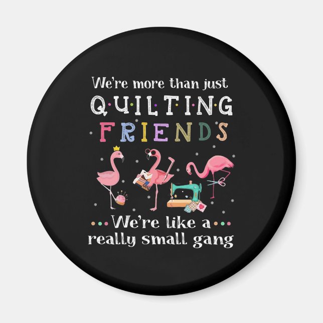 Wir sind mehr als nur Freunde zu quiltieren Magnet (Vorne)