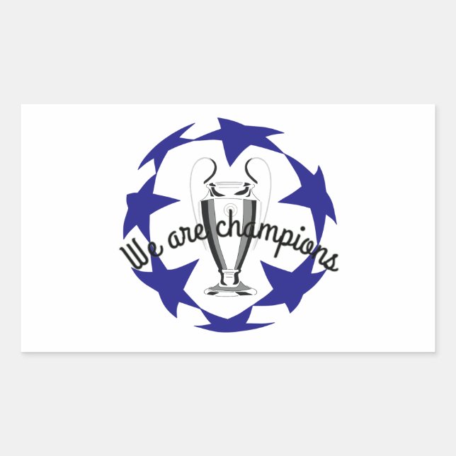 wir sind Meister Sticker (Vorderseite)