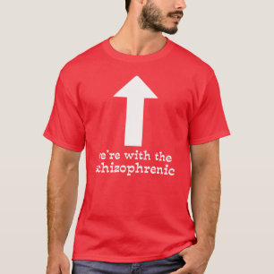 Wir sind mit dem schizophrenen lustigen Shirt Humo
