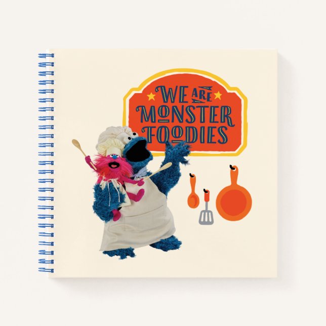 Wir sind Monster-Feinschmecker Notizbuch (Vorderseite)