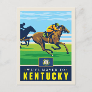 Wir sind nach Kentucky gezogen Einladungspostkarte