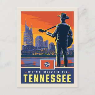Wir sind nach Tennessee gezogen Einladungspostkarte