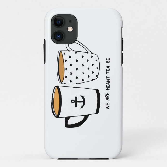 Wir sind 'ne Tee Case-Mate iPhone Hülle (Rückseite)