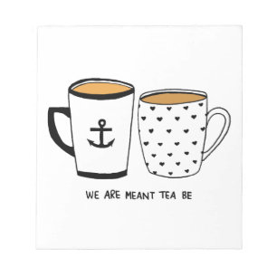 Wir sind 'ne Tee Notizblock