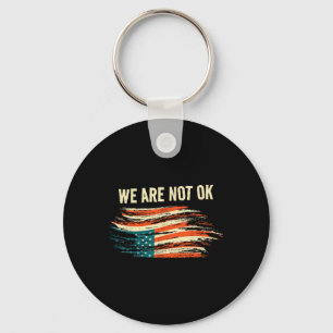 Wir sind nicht auf der Rückseite der amerikanische Schlüsselanhänger