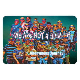 wir sind nicht eine trübsinnige Bande  4x6 Magnet 