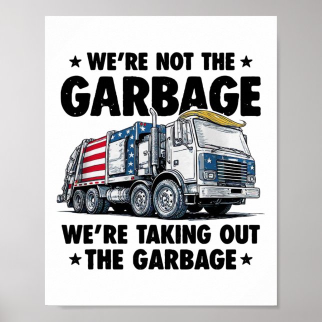 Wir sind nicht in der Garge, die das Gargentrommel Poster (Vorne)