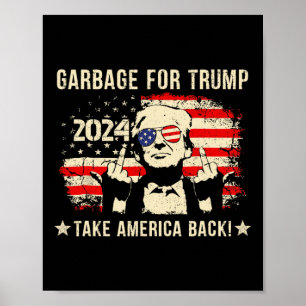Wir sind nicht Müll Votetrump 2025 Trump Unterstüt Poster