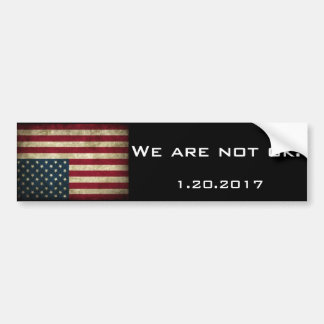 "Wir sind nicht okay" Einweihung Autoaufkleber