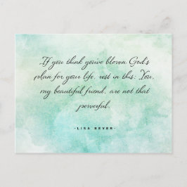 Wir sind nicht so mächtig postkarte